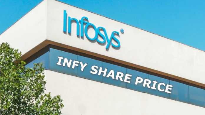 infy share price